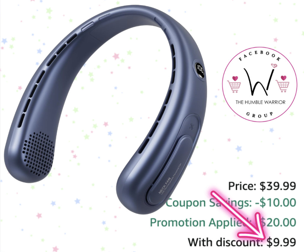 Portable Neck Fan!